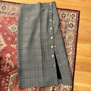 Zara Grey Pencil Skirt